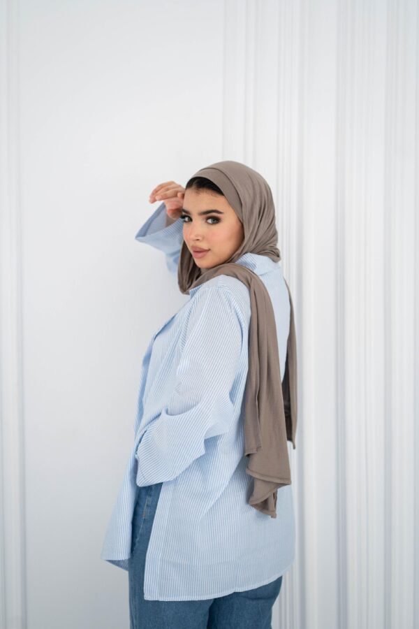 Baby-Blue Stripes Shirt - Image 3