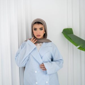 Baby-Blue Stripes Shirt