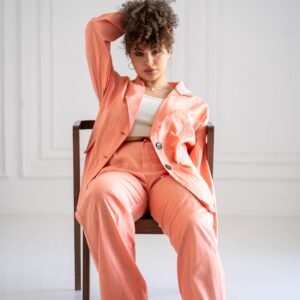 Orange Blazer Set