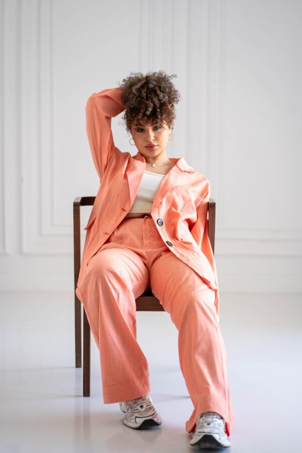 Orange Blazer Set