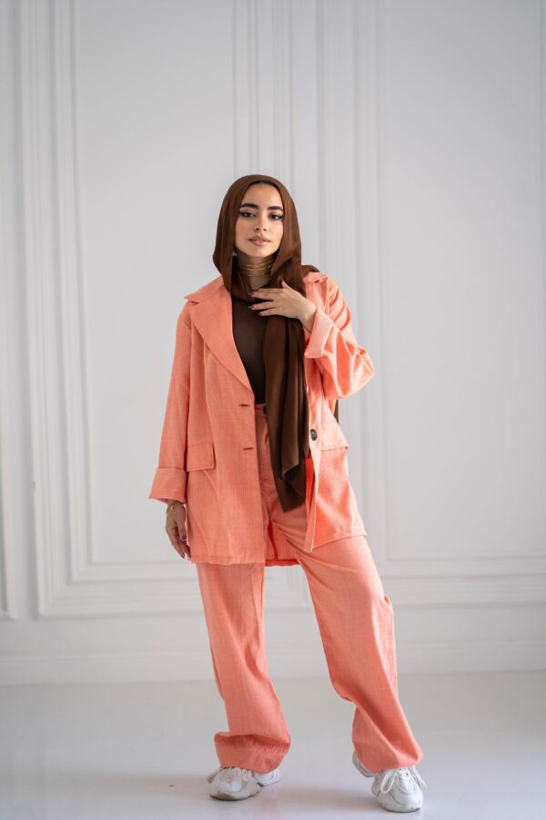 Orange Blazer Set - Image 4