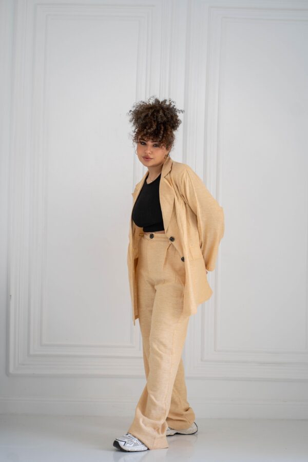 Buter-Yellow Blazer Set - Image 3