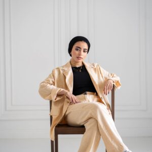 Buter-Yellow Blazer Set