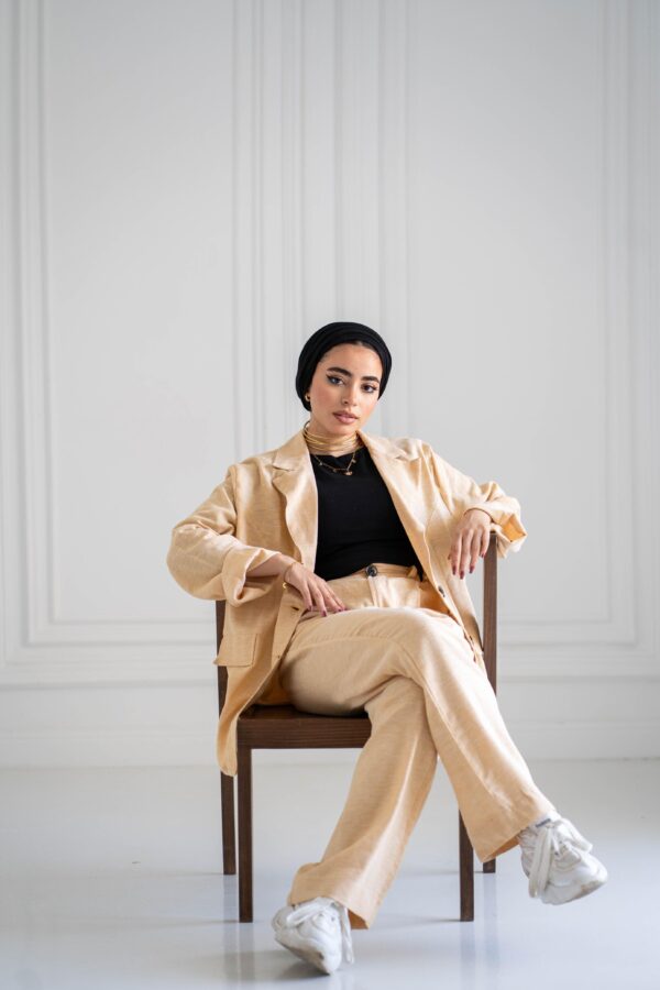 Buter-Yellow Blazer Set